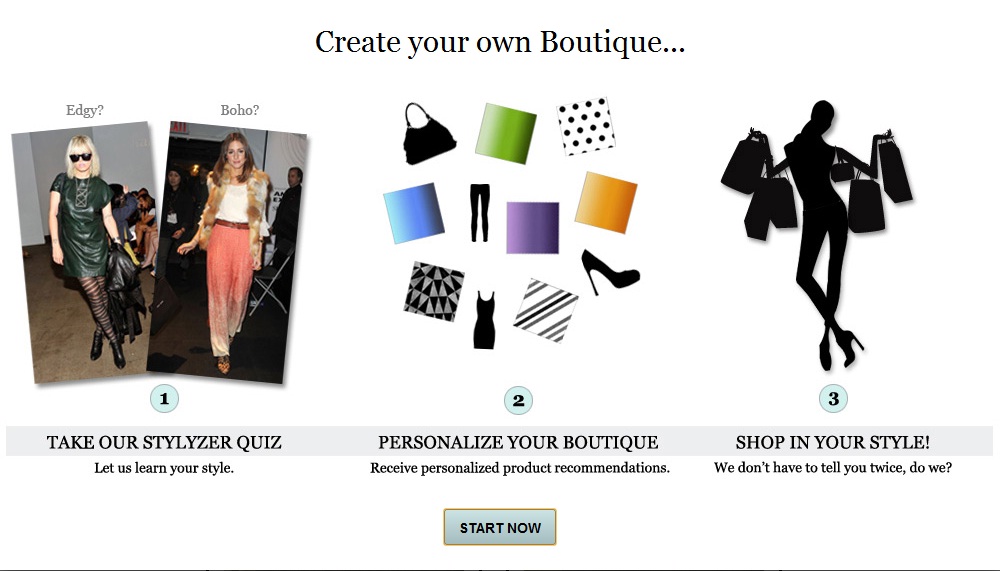 Criando sua própria boutique no Boutiques.com