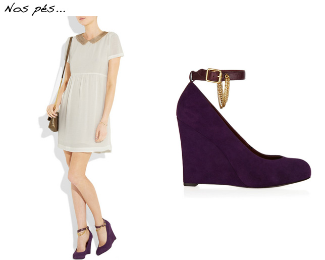 Look com Anabela Marc by Marc Jacobs wedge