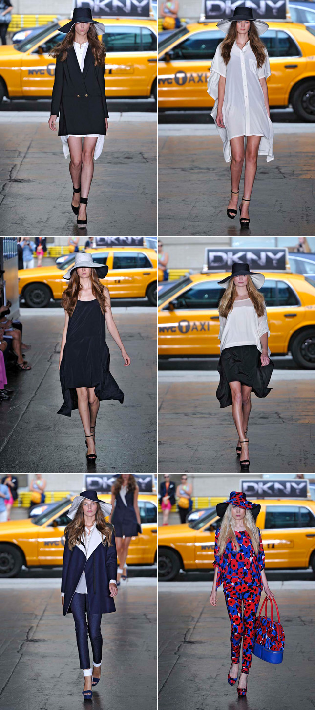 Desfile DKNY Verão 2012 NYFW New York Fashion Week