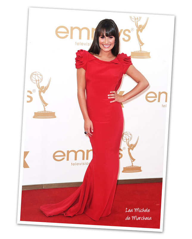 Vestido Lea Michele Emmy