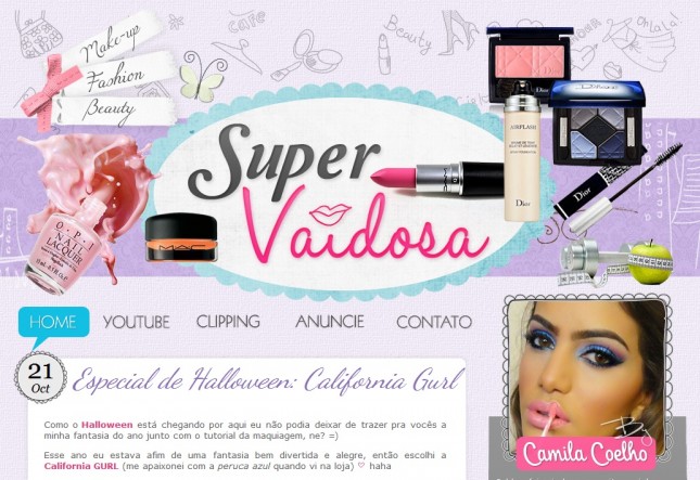 Camila Coelho - Super Vaidosa - Blog de maquiagem