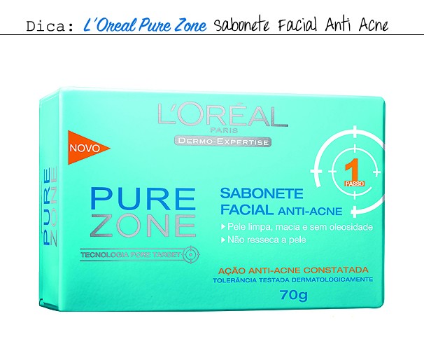 Sabonete Anti Acne e Oleosidade L'Oreal Pure Zone