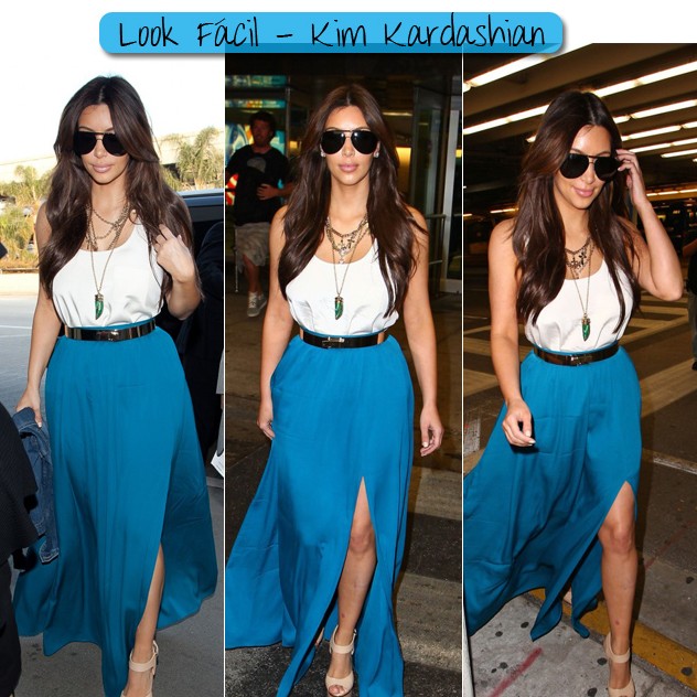 Look Fácil (e copiável) – Kim Kardashian