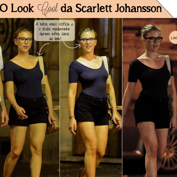 Look Scarlett Johansson básico blog de moda