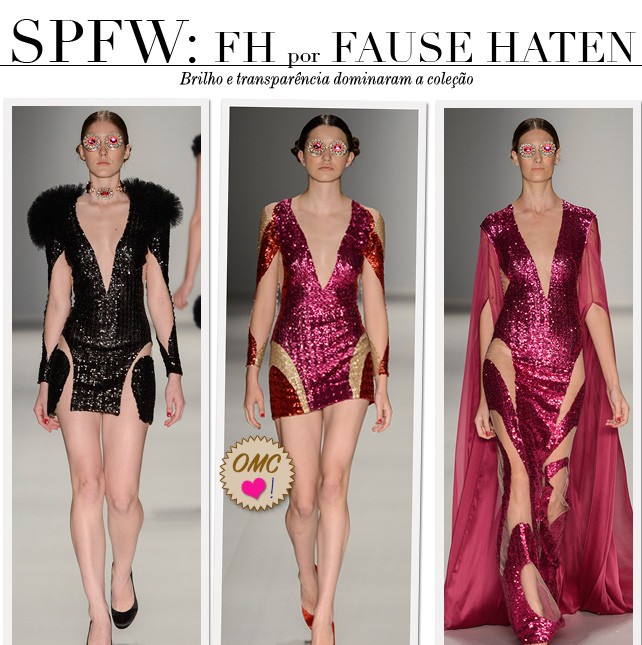 spfw fh fause haten vestidos brilho paete tule blog de moda tendencias inverno 2013