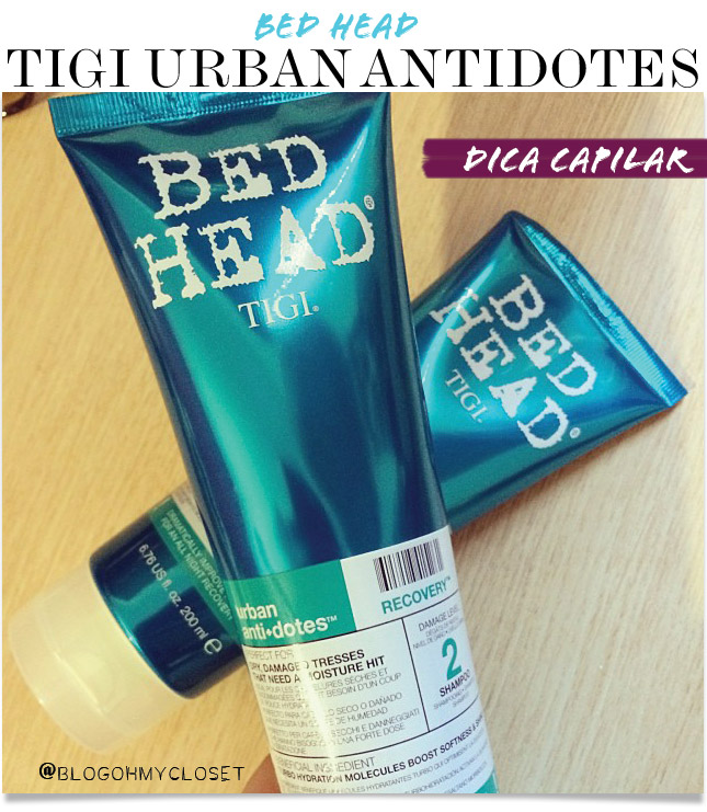 bed head tibi urban antidotes dica cabelos blog de moda oh my closet shampoo recovery tibi azul