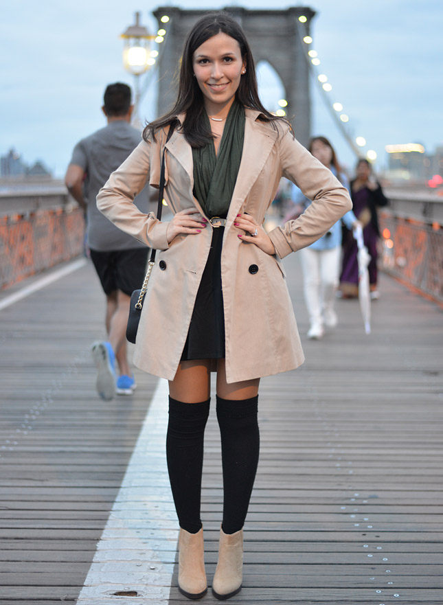 nyc look blog de moda dica look nova york ponte do brooklyn bridge vestido preto nasty gal zara renner oh my closet blog juicy couture