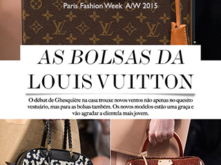 Louis Vuitton – As Bolsas e o Desfile