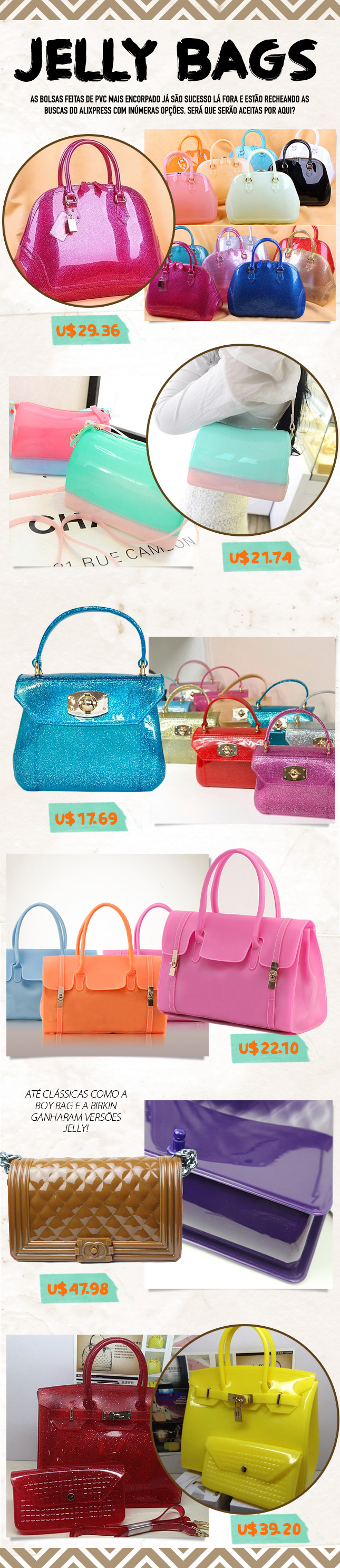 jelly bags tendencia blog de moda oh my closet bolsas jelly bolsa pac plastico moda birkin inspired ali express