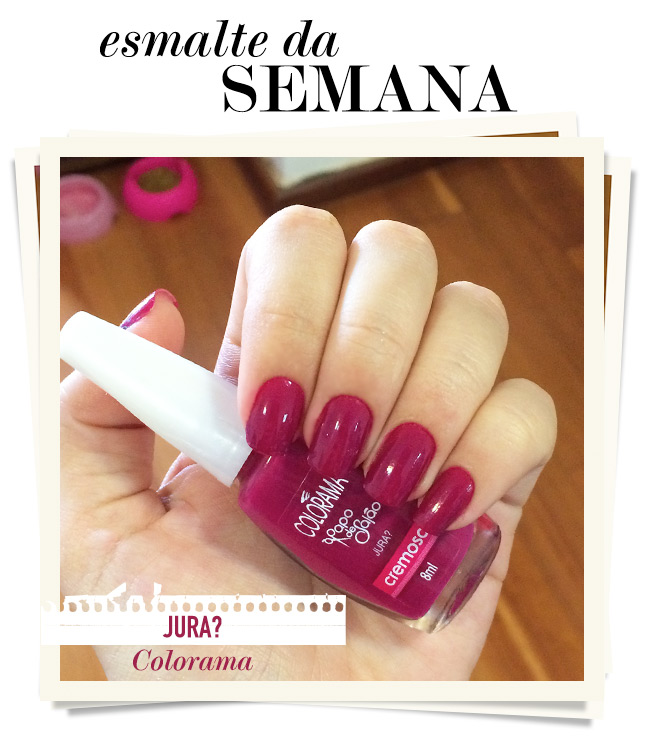 jura colorama esmalte da semana blog de moda oh my closet tendencia verao 2015 monica araujo esmalte rosa swatch