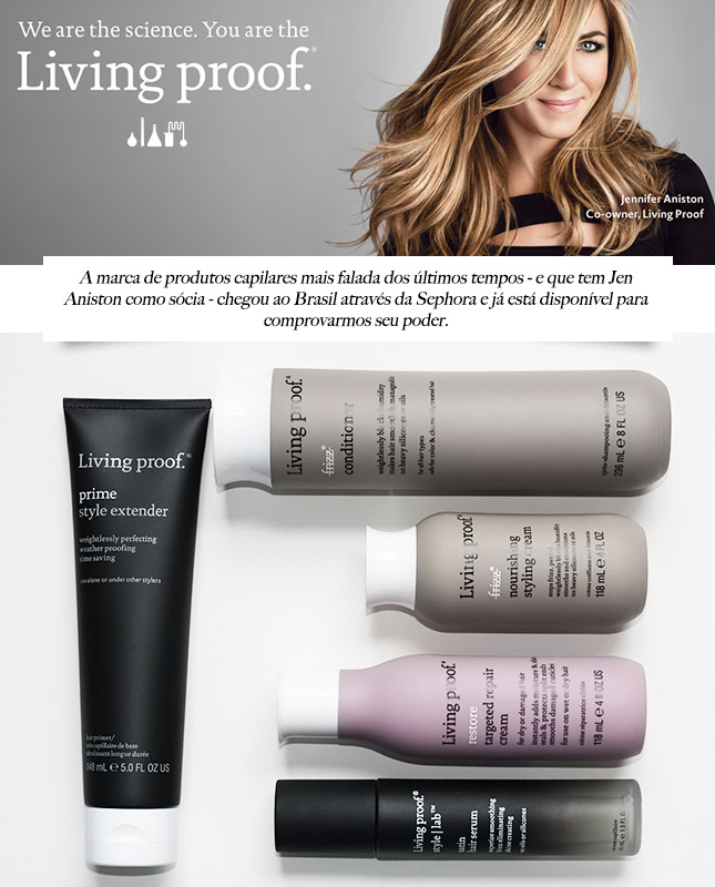 Living Proof: a marca de produtos capilares da Jen Aniston. Vem ver!