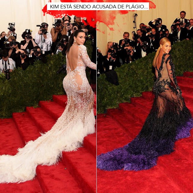 Kim Kardashian copiou o vestido da Beyoncé no Met Gala?