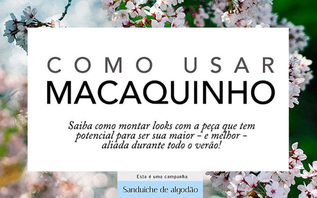 Como Usar Macaquinho