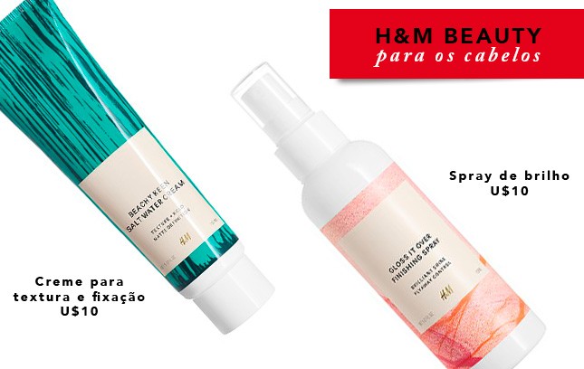 A H&M Beauty Line também tem produtos para os cabelos. Veja mais no blog Oh My Closet!