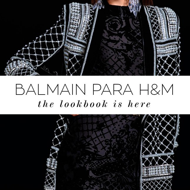 O lookbook Balmain para H&m chegou! Vocês podem checar o que vai ver na coleção no blog Oh My Closet!