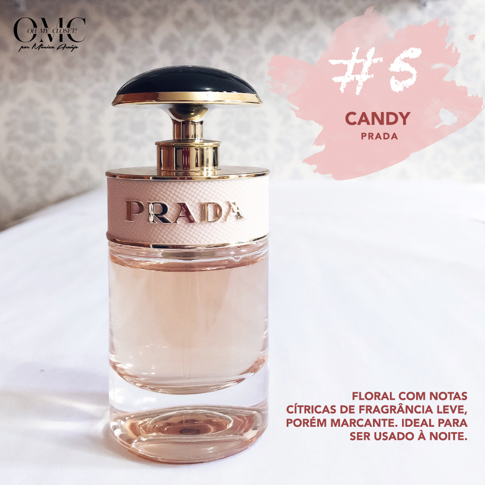 Conhece o Prada Candy? Ele é um dos perfumes importados preferidos da top blogger Mônica Araújo. Veja mais no Oh My Closet!