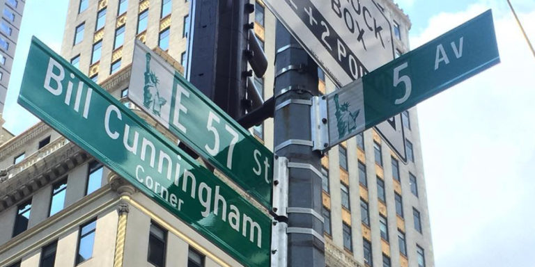 Bill Cunningham Corner – A homenagem de NY