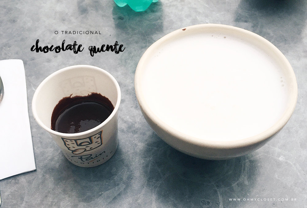 Chocolate do Le Pain Quotidien: veja como tomar na dica da blogueira Mônica Araújo, na seção de lifestyle do Oh My Closet!