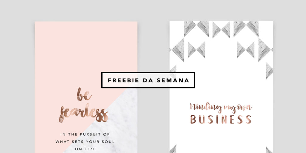 Wallpaper para iPhone – Freebie da Semana