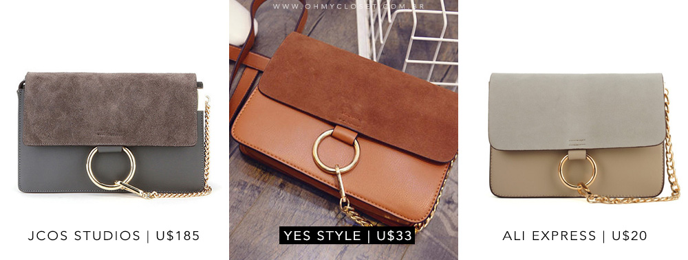Faye bag Inspired Chloe Jcos Studios Ebay. Veja a dica de onde comprar inspired da Chloe bag no Oh My Closet!