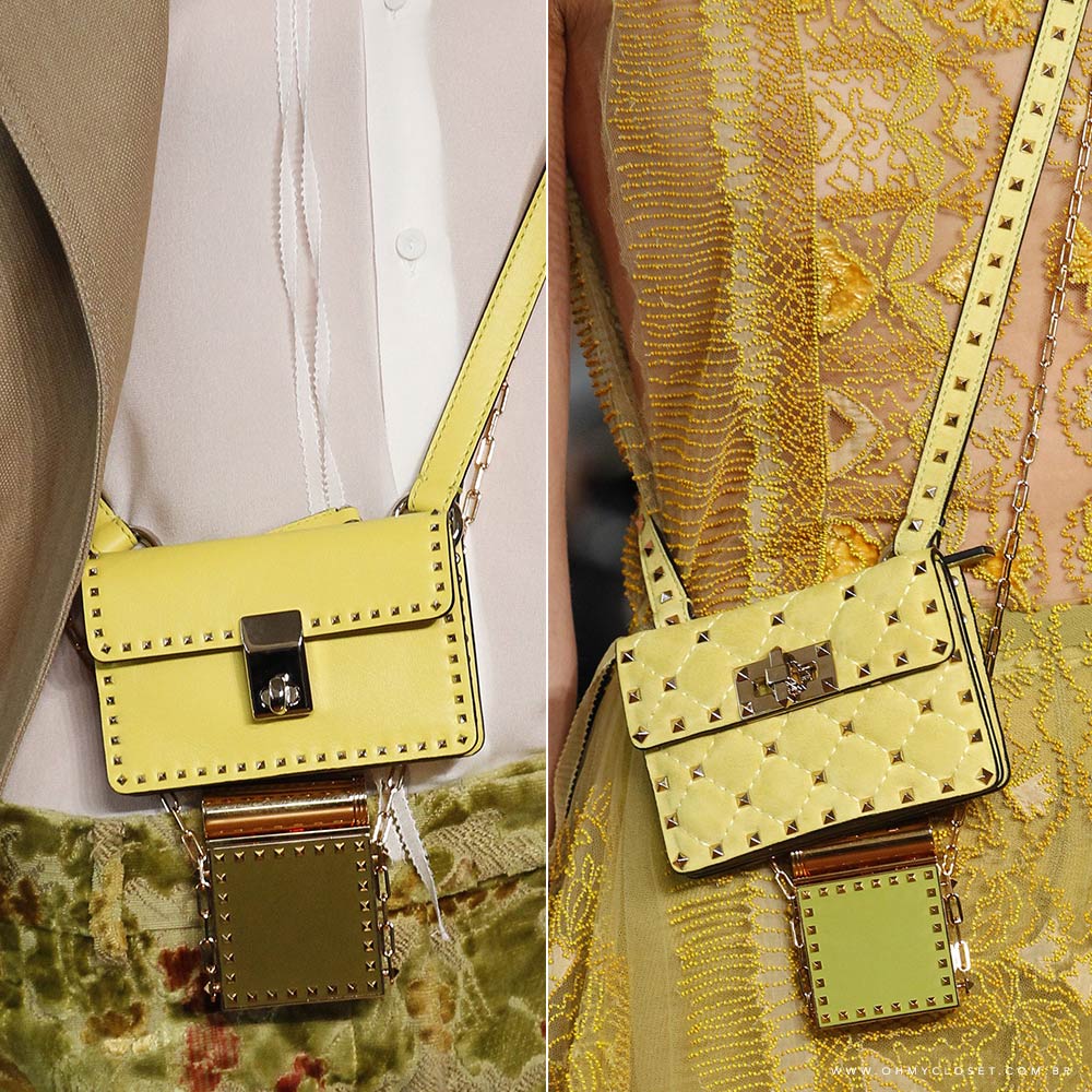 Detalhes micro bags Valentino Paris Fashion Week Monica Araujo tendÊncias bolsas Oh My Closet.