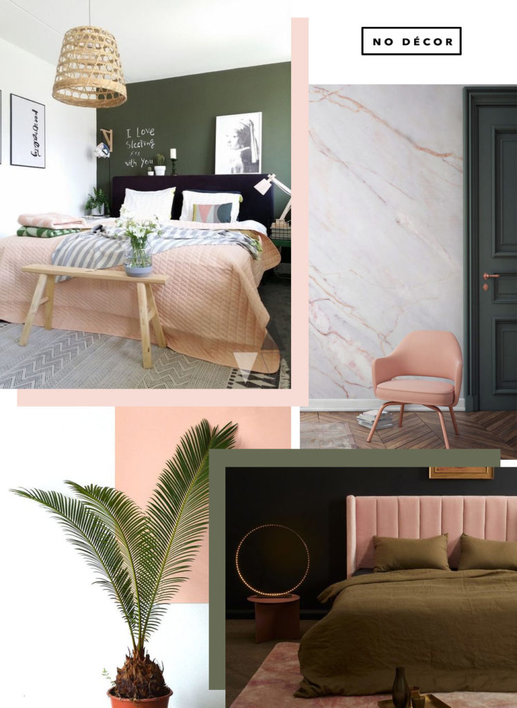 Como incluir o combo rosa blush e verde militar no decor. Veja a tendência no Oh My Closet!