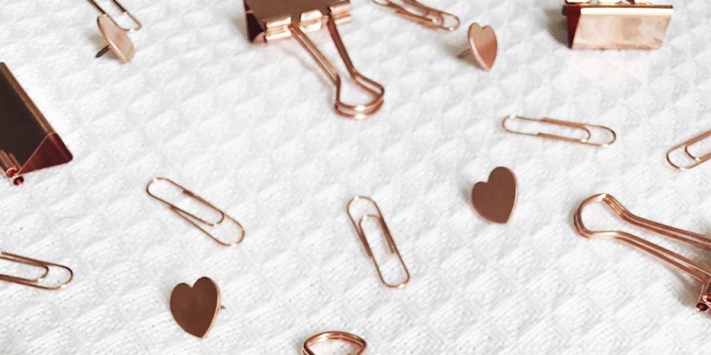 Papelaria Fashion – Fofuras em ouro rosê