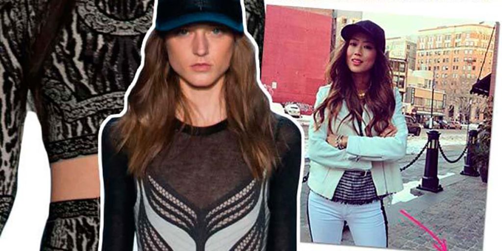 O Boné do Hervé Léger no NYFW