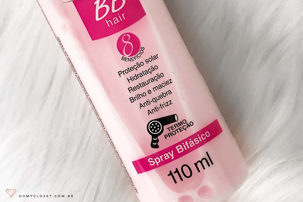 8 benefícios do spray bifásico BB Hair da Secrets Professional