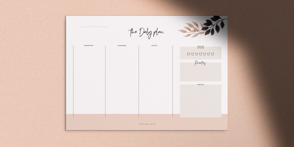 Planner Diário Minimalista