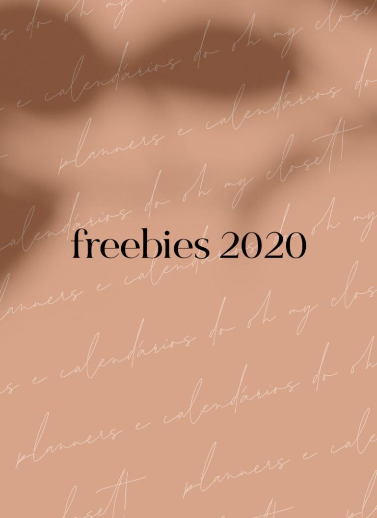 Planners e Calendários 2020 Para Download – Freebies do OMC!