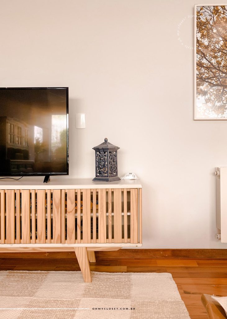 Tv e Rack na sala de estar/tv