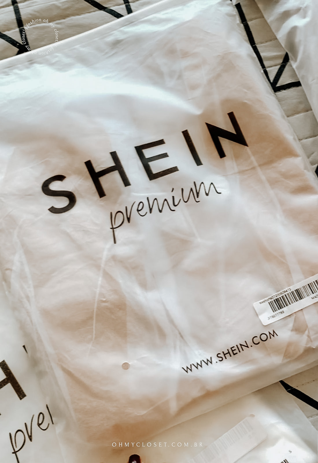 Embalagem da SHEIN premium.