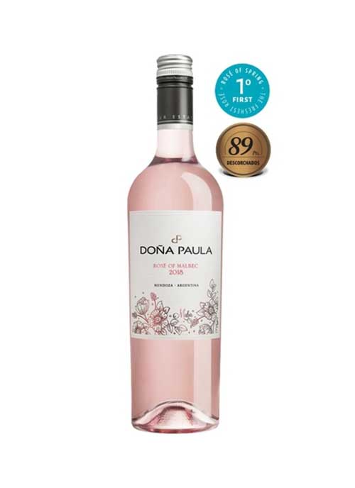 Vinho Rosé Argentino Doña Paula Malbec