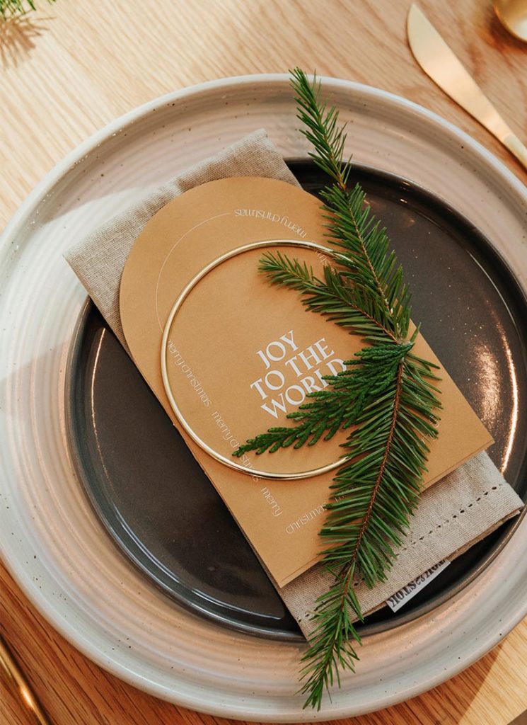 DIY Mini Guirlanda – Mesa Posta Para as Festas