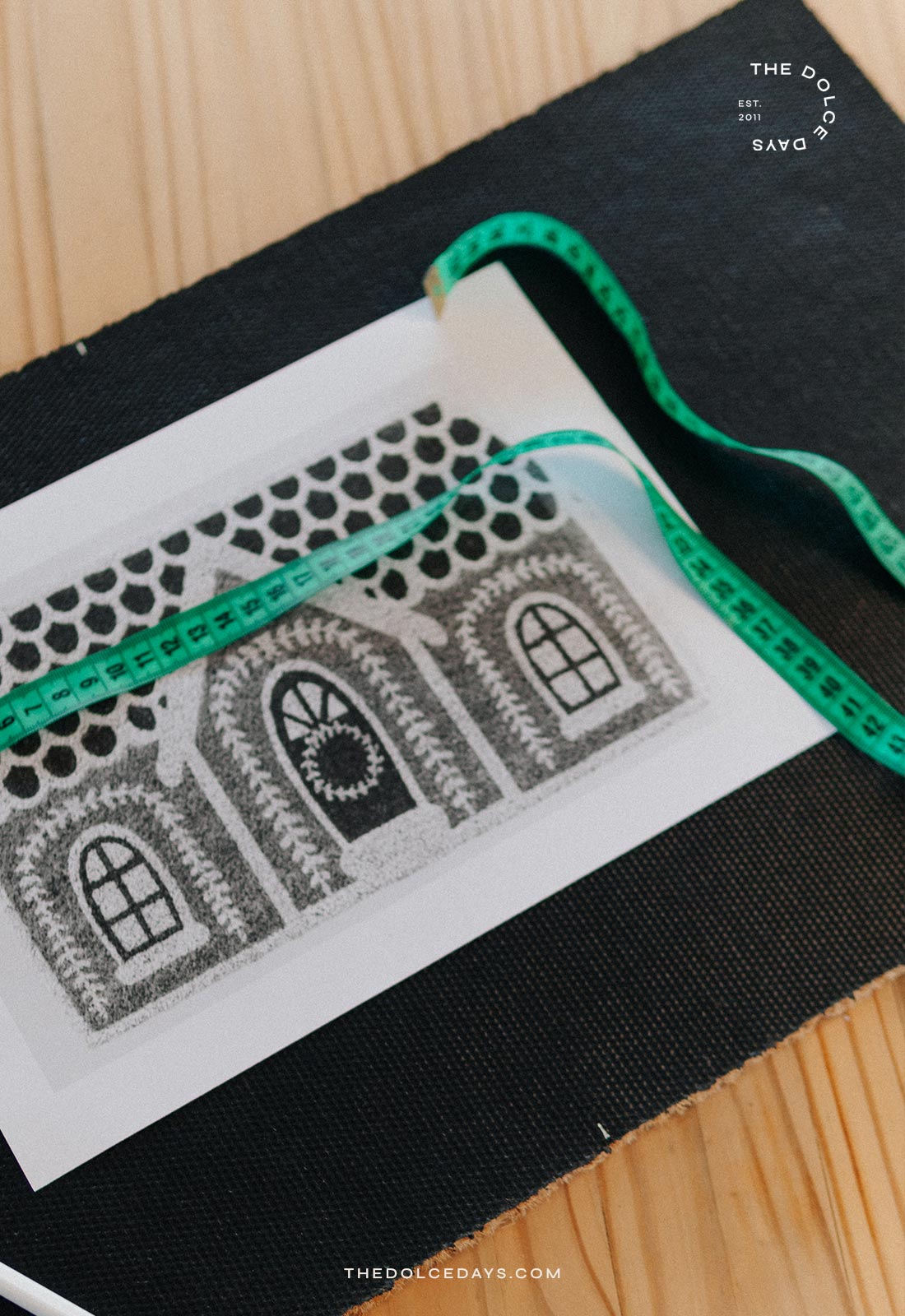 Modelo de inspiração para o capacho de Natal