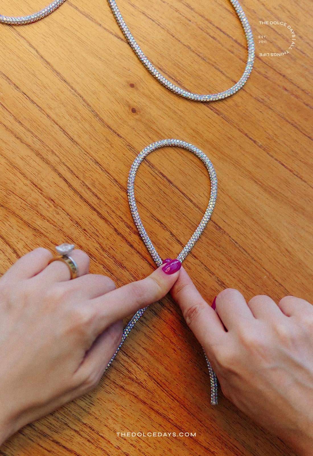 Pressionando para fixar