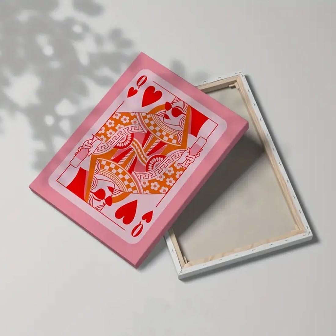 Quadro Rainha de Copas no Temu