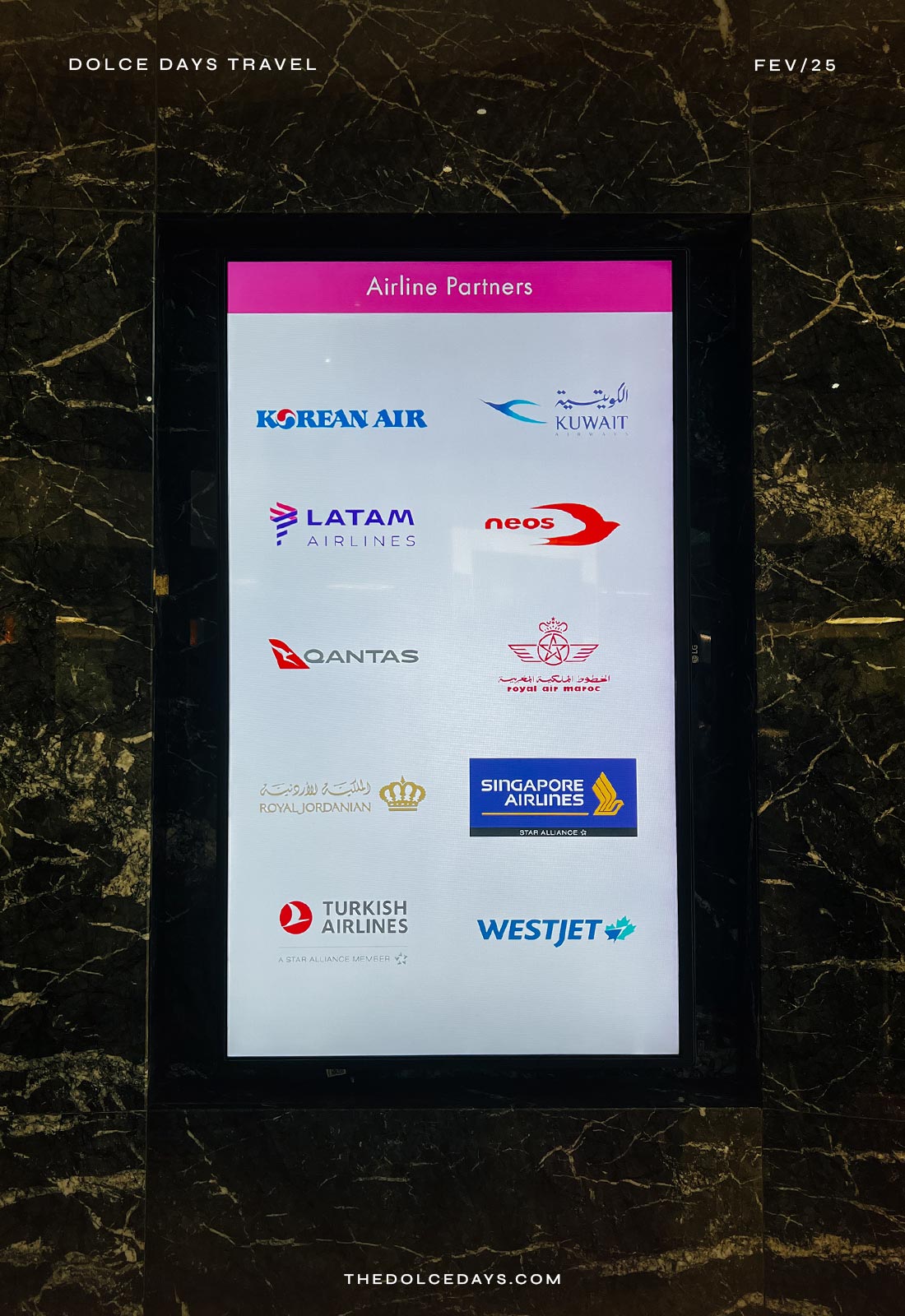 Companhias aéreas parceiras do Plaza Premium Lounge em Roma