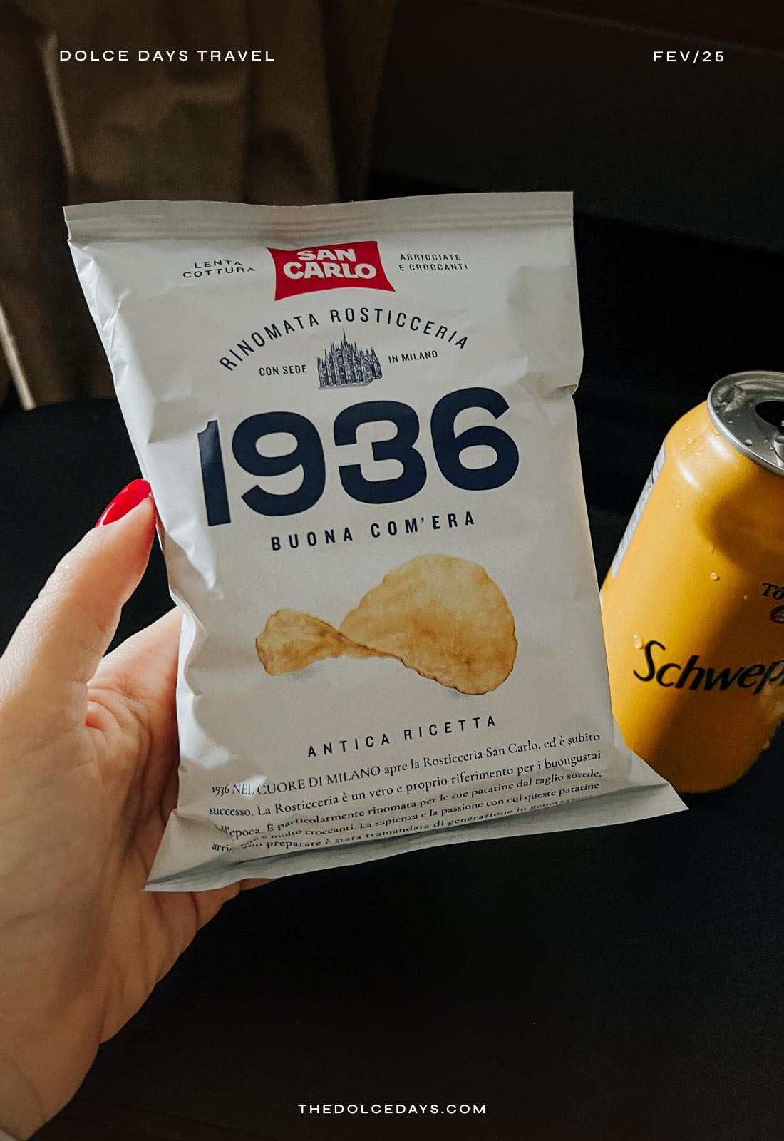 Snacks disponíveis durante o vôo na Premium Business da LATAM