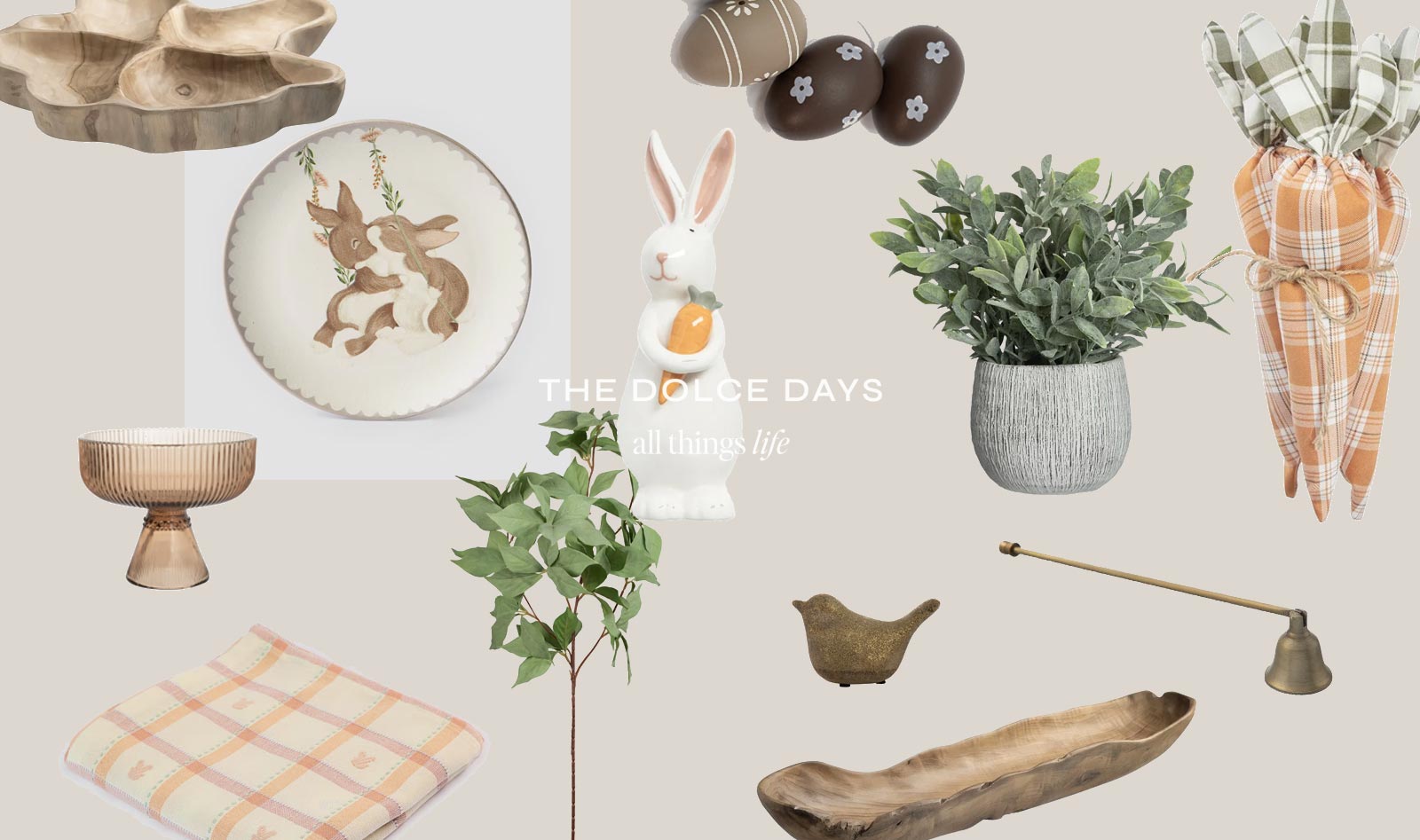 Itens lindos e atemporais para Decor de Pascoa 2025