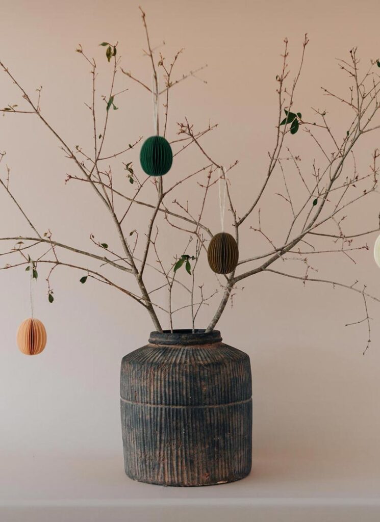 O Que É Osterbaum + DIY Ovos de Páscoa de Papel