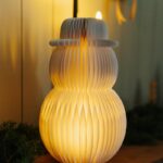 Como Fazer um Boneco de Neve de Papel Iluminado – DIY