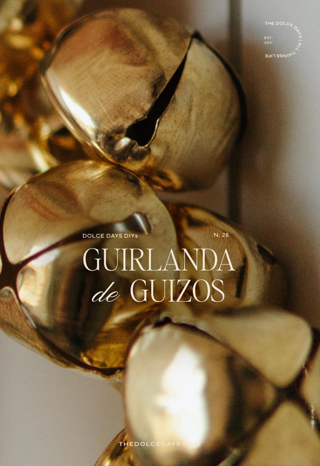 Tutorial como fazer uma guirlanda de Guizos