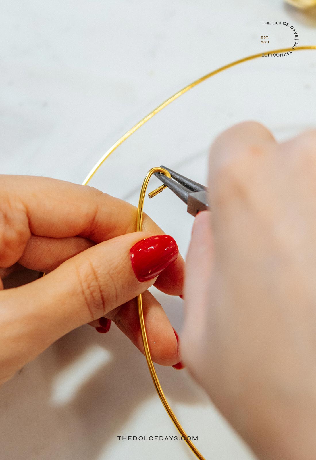 Criando uma argola no aro