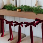 Festão de Laços de Veludo –  DIY de Natal
