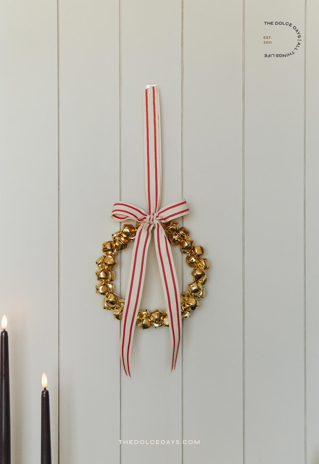 Guirlanda de Guizos para uma decoração de Natal elegante