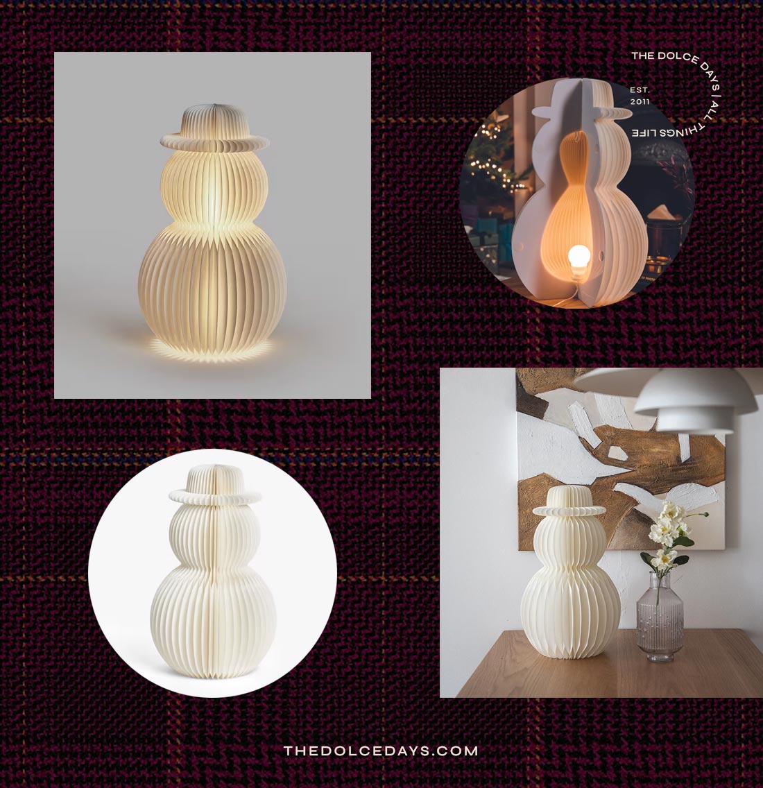 Boneco de Neve de Papel - modelos vendidos no exterior