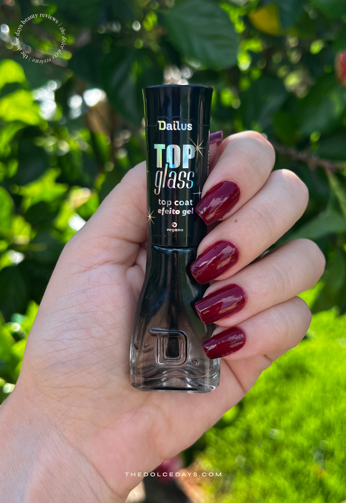 Top coat efeito gel Dailus Top Glass