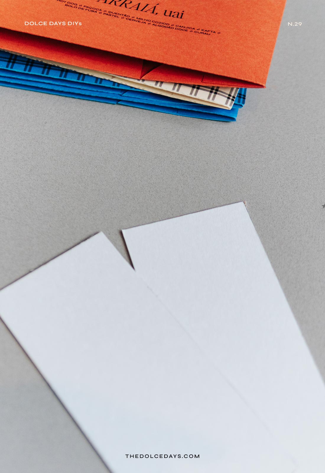 Fundo de reforço para a caixinha junina usando papel paraná
